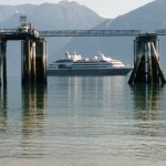 Cruise ship in Haines harbor.